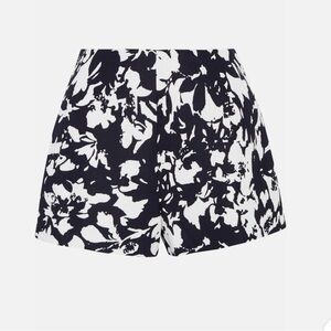 Alexis carrie printed navy floral dressy shorts high waist